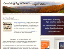 Tablet Screenshot of coachingagileteams.com